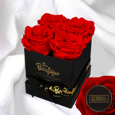  Box 4 Rosas Eternas Red