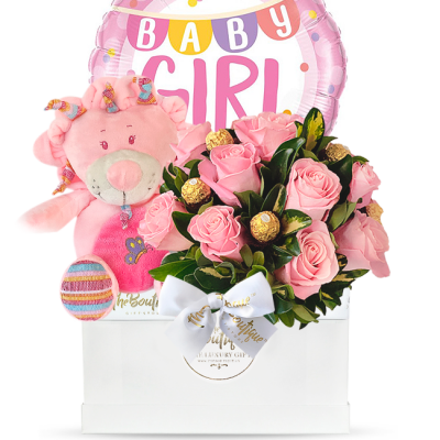   Box Baby Flowers Bienvenida