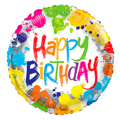  GLOBOS - Helio Happy Brithday